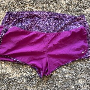 Nike Purple Athletic Shorts Lightweight Design